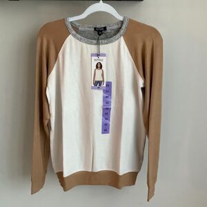 Buffalo by David Bitton - XS - Long Sleeve Cozy Colorblock Top - Brand New!